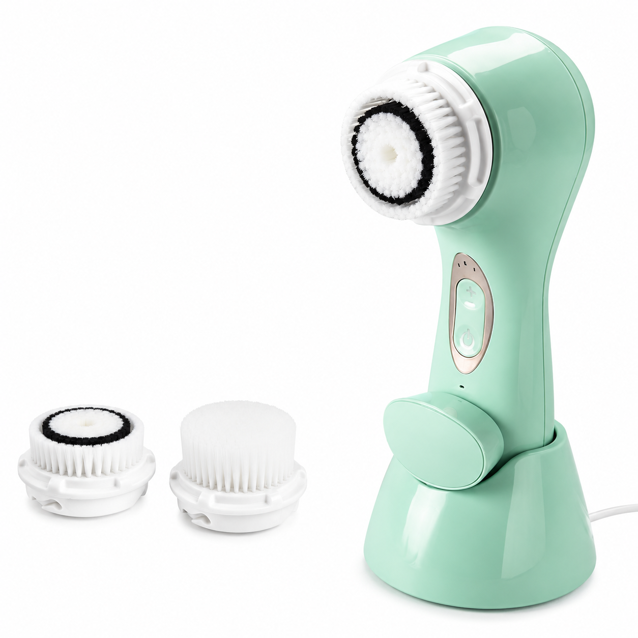 Ultrasonic Facial Cleansing Brush with Wireless Charging
